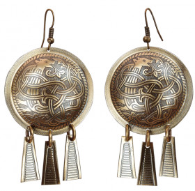 Noisy earrings "Unknown animal"