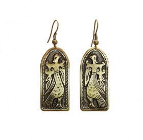 Earrings "Virgo-bird"