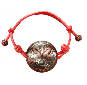 Spherical bracelet-lace "Suzdal pigeons"