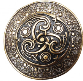 Cast brooch "Three-legged Kolovrat"