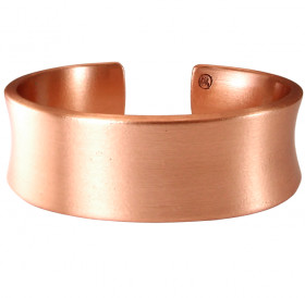 The bracelet is concave. Thickness 3 mm