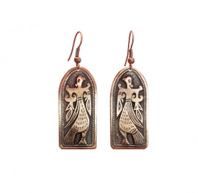 Earrings "Virgo-bird"