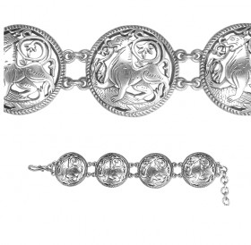 Slotted bracelet "Suzdal lion"