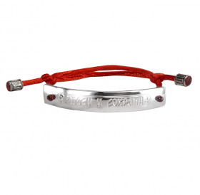 Bracelet-lace "Save and save". Light coloured