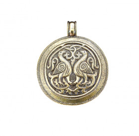 Cast pendant "Suzdal pigeons"