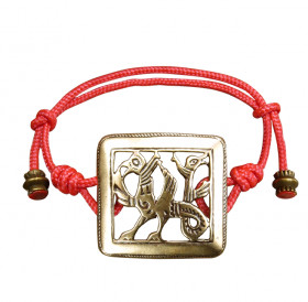 Bracelet-lace "Double-headed griffin"