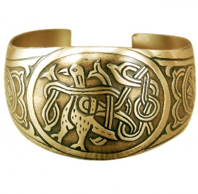 Bracelet "Bird with entwined tail"