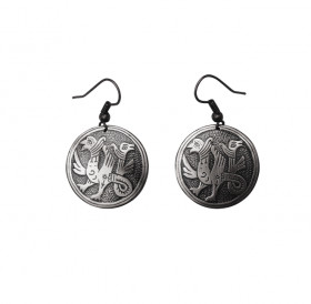 Earrings "Double-headed griffins"