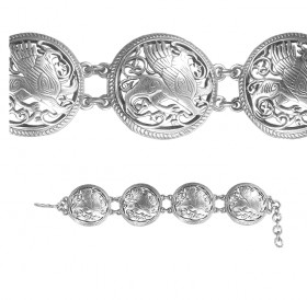 Slotted bracelet "Suzdal griffin"