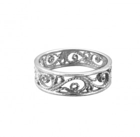 Ring "Ruslana" slotted untinted