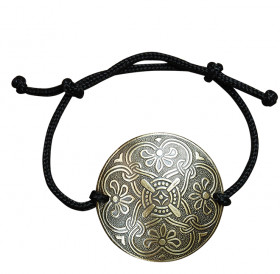 Bracelet-lace "Prosperity". Embossing