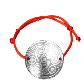 Bracelet-lace "Three-legged Kolovrat". Embossing