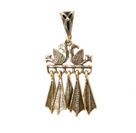 Pendant "A pair of pigeons"
