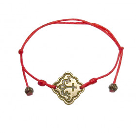 Bracelet-lace "Prosperous cross" No. 3