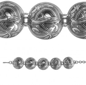 Bracelet "Celtic Interlaced Dogs"