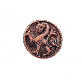 Button "Novgorod lion"