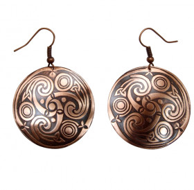 Earrings "Three-legged Kolovrat"