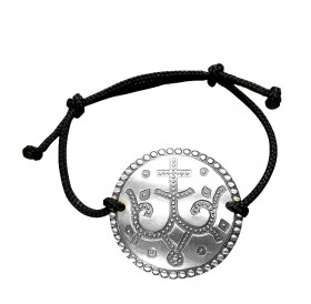 Bracelet-lace "Prosperous cross"