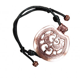 Bracelet-lace "A pair of peaceful birds"