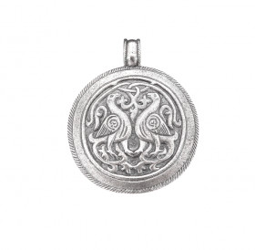 Cast pendant "Suzdal pigeons"