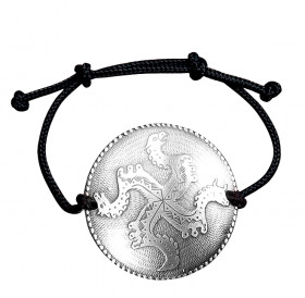 Bracelet-lace "Solntsevorot". Embossing