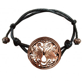 Bracelet-lace "Suzdal pigeons"