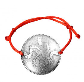 Bracelet-lace "Solntsevorot". Embossing