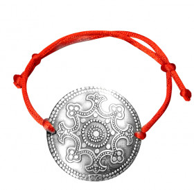 Bracelet-lace "Goodwill". Embossing