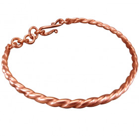 Twisted bracelet No. 2. Thickness 4 mm