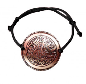 Bracelet-lace "Suzdal griffin". Embossing
