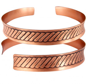 Concave bracelet "Plowed field"