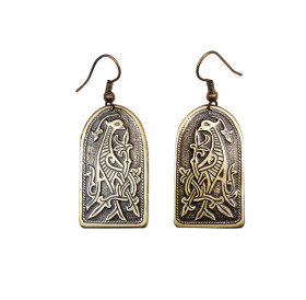 Earrings "Kiev bird"