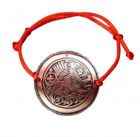 Bracelet-lace "Suzdal griffin". Embossing