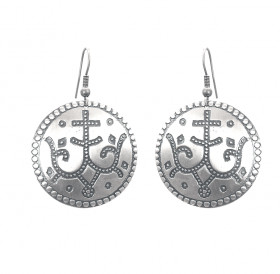 Earrings "Prosperous Cross"