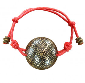Spherical bracelet-lace "Arable land"
