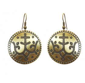 Earrings "Prosperous Cross"