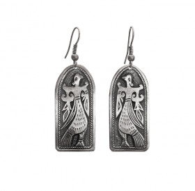 Earrings "Virgo-bird"