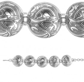 Bracelet "Celtic Interlaced Dogs"