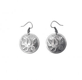 Earrings "Double-headed griffins"