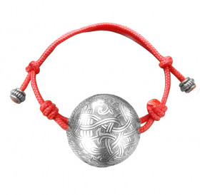 Spherical lace bracelet "Unknown animal"