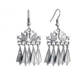 Earrings "Pair of pigeons"