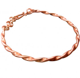 Twisted bracelet No. 1. Thickness 4 mm