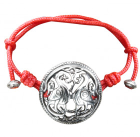Bracelet-lace "Suzdal pigeons"