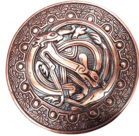 Fibula cast "Celtic intertwined dogs"