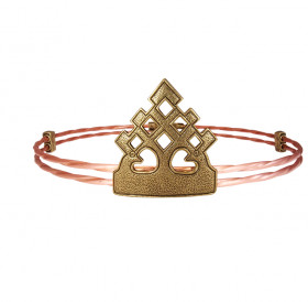 Double twisted headdress "A pair of deer"