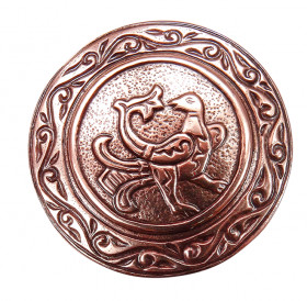 Brooch "Turtle-dove"