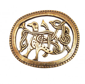 Brooch "Bird with entwined tail"
