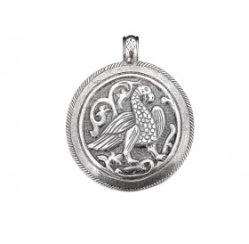 Cast pendant "Suzdal bird"
