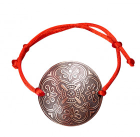 Bracelet-lace "Prosperity". Embossing
