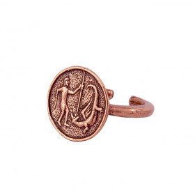 Ring "The Warrior Slaying the Raptor"
